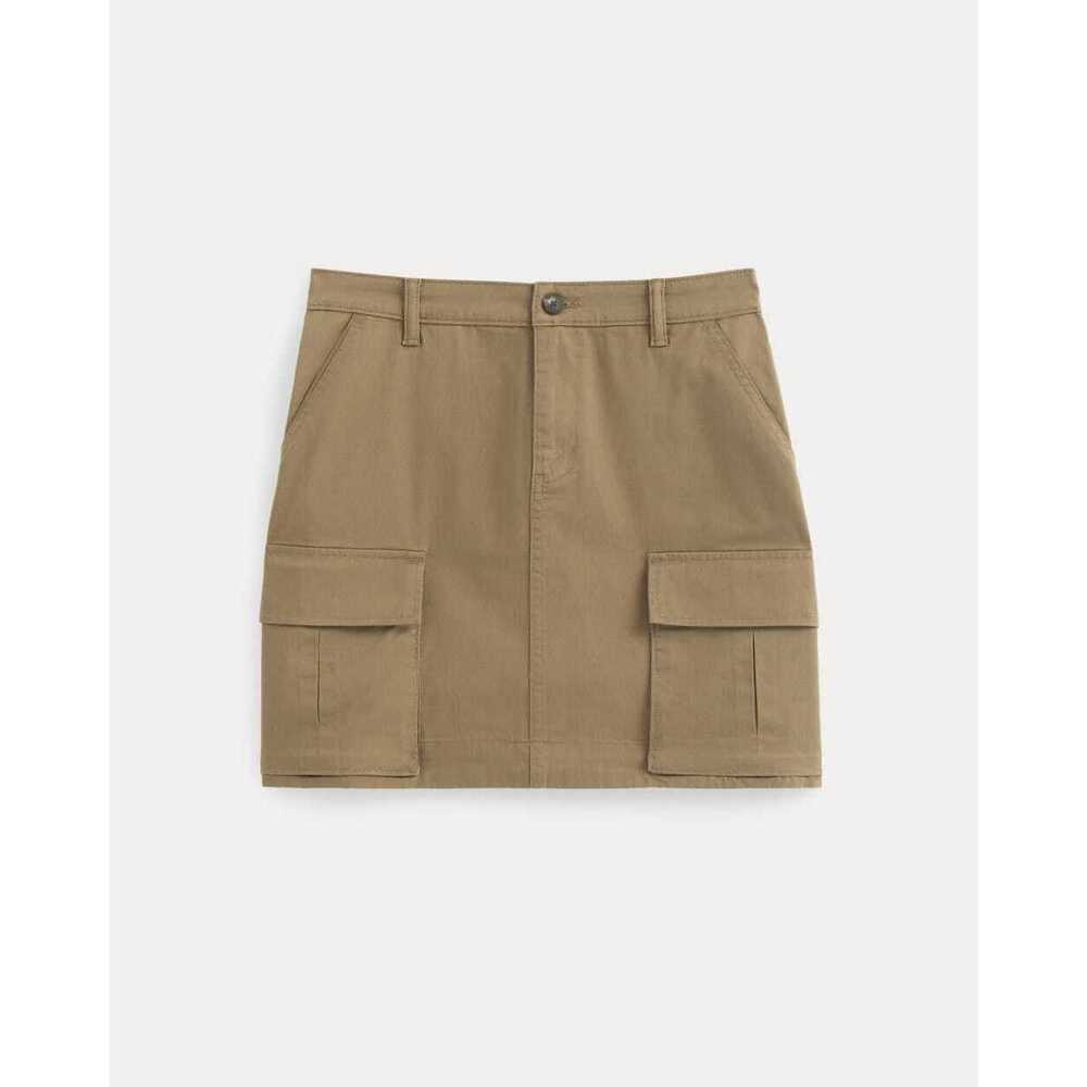 Everlane Women's Cargo Mini Skirt in Soft Brown, Size 10, Cotton/Twill